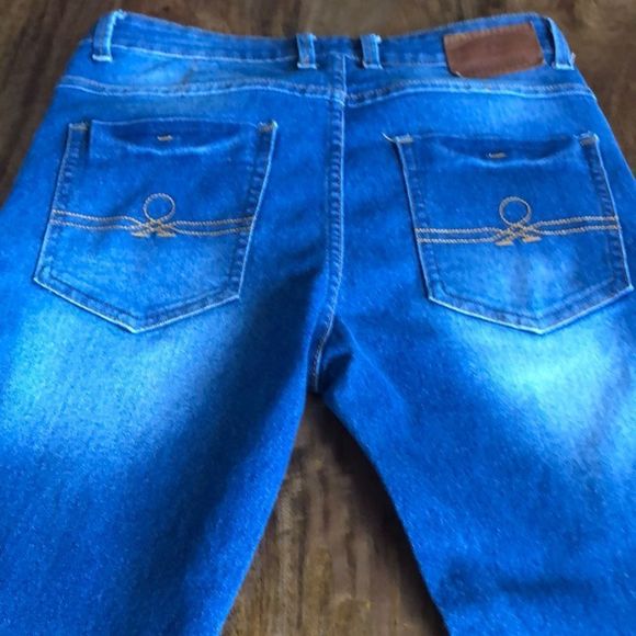 United Colors of Benetton SLIM FIT HIGH-WAISTED JEANS size 32 W - Picture 1 of 11
